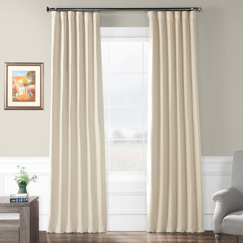 Freemansburg Solid Blackout Thermal Rod Pocket Single Curtain Panel